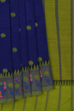 Image of Mangalgiri Embroidery Saree