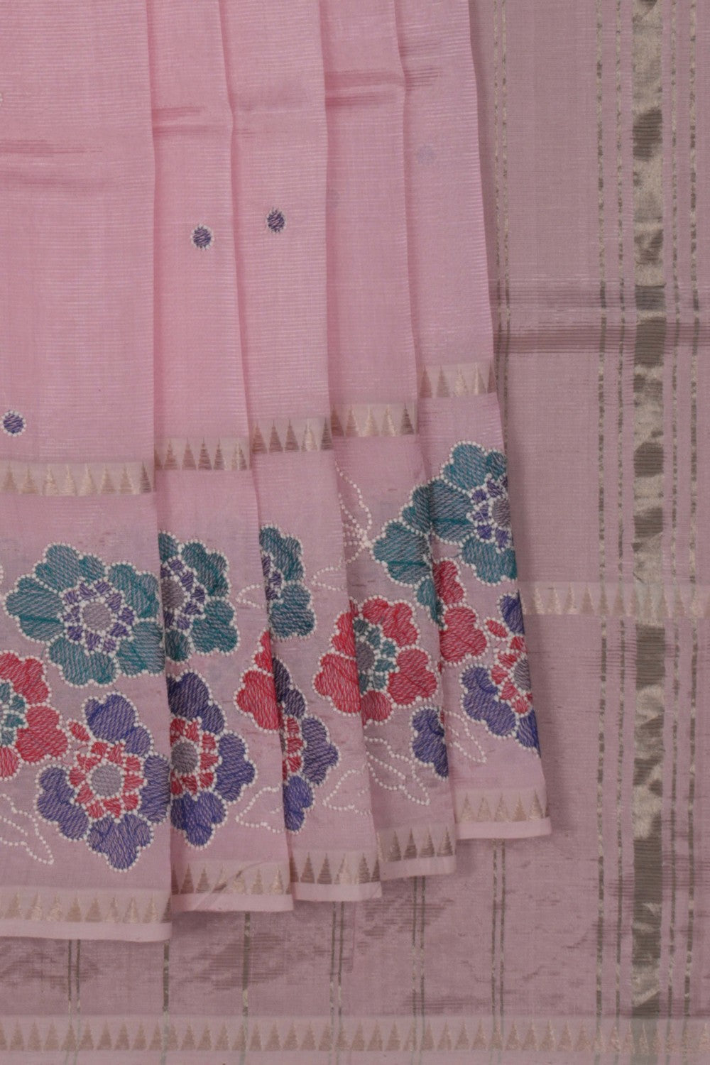 Mangalgiri Embroidery Saree