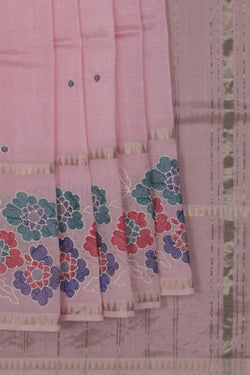 Image of Mangalgiri Embroidery Saree