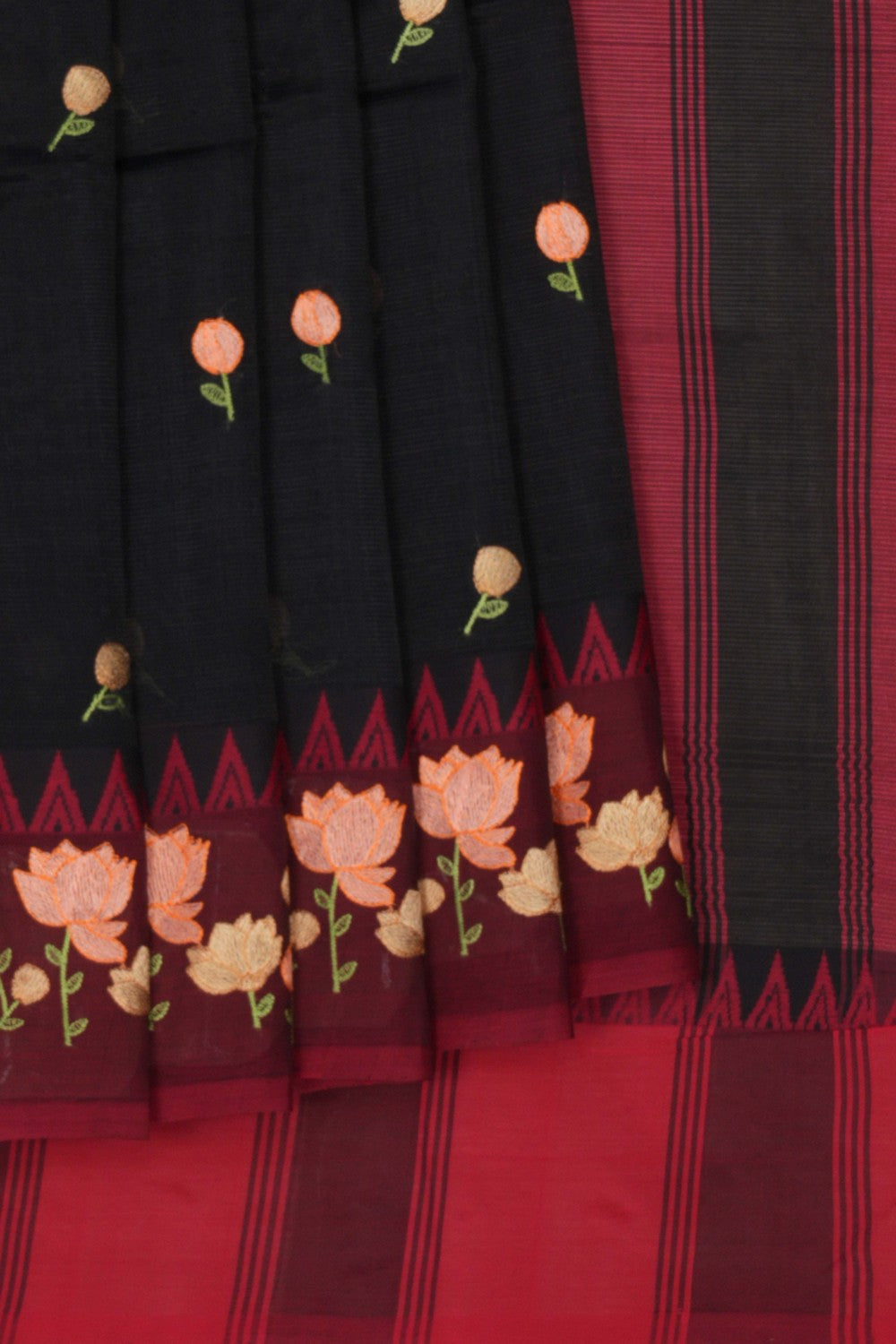 Mangalgiri Embroidery Saree