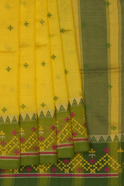 Image of Mangalgiri Kutch Embroidery Saree