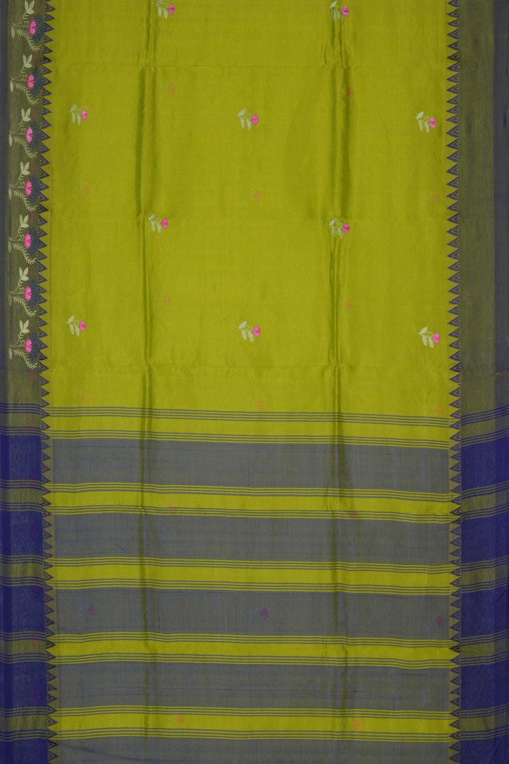 Image of Mangalgiri Embroidery Saree
