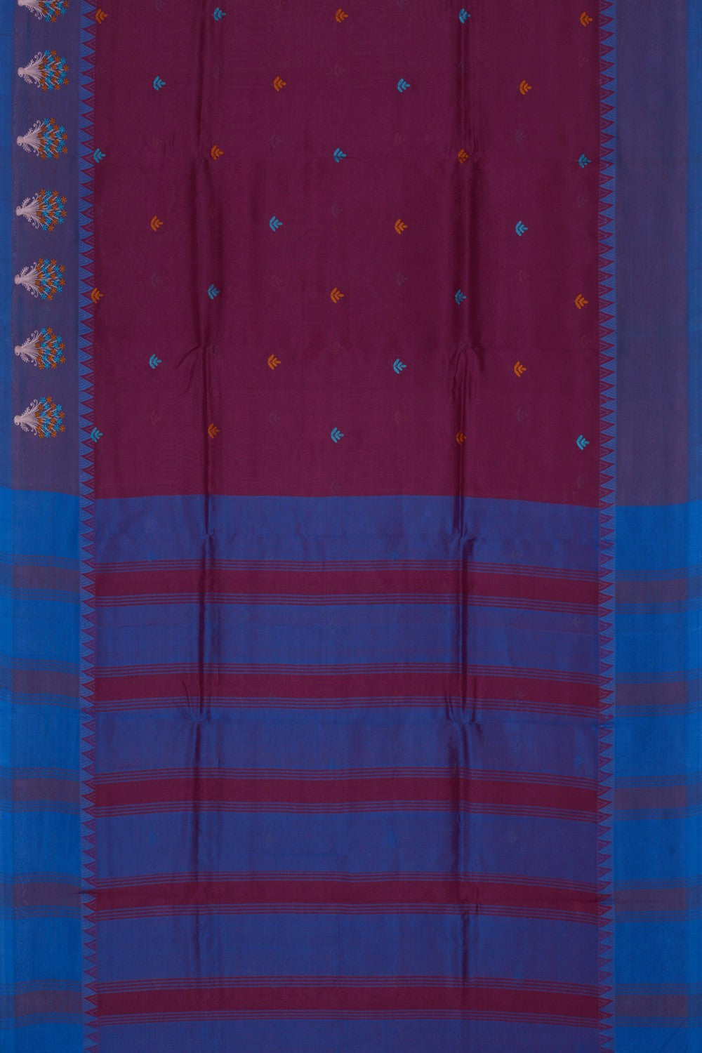 Image of Mangalgiri Embroidery Saree