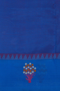 Image of Mangalgiri Embroidery Saree