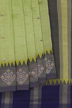 Image of Mangalgiri Embroidery Saree