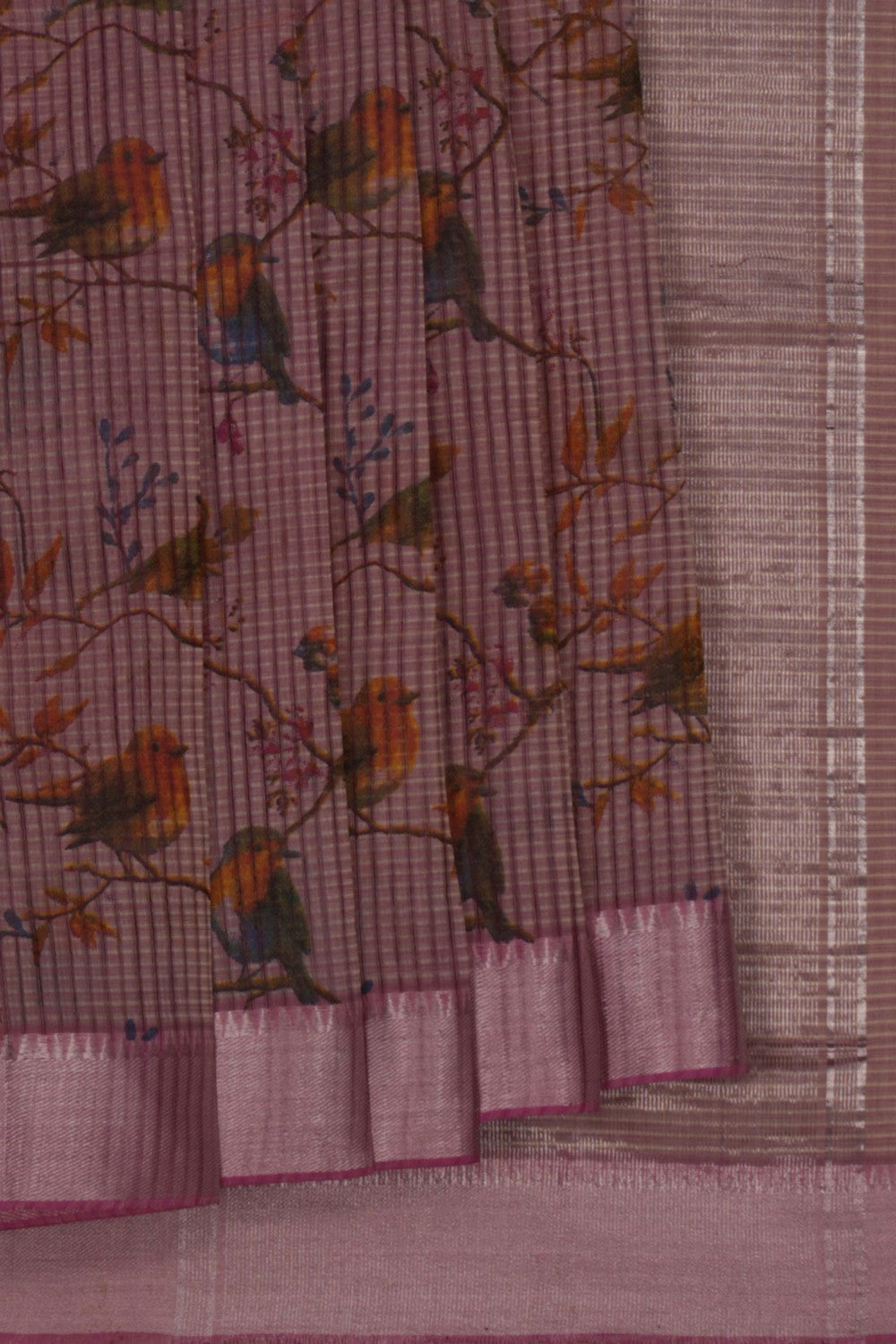 Mangalgiri Silk Floral Printed Saree
