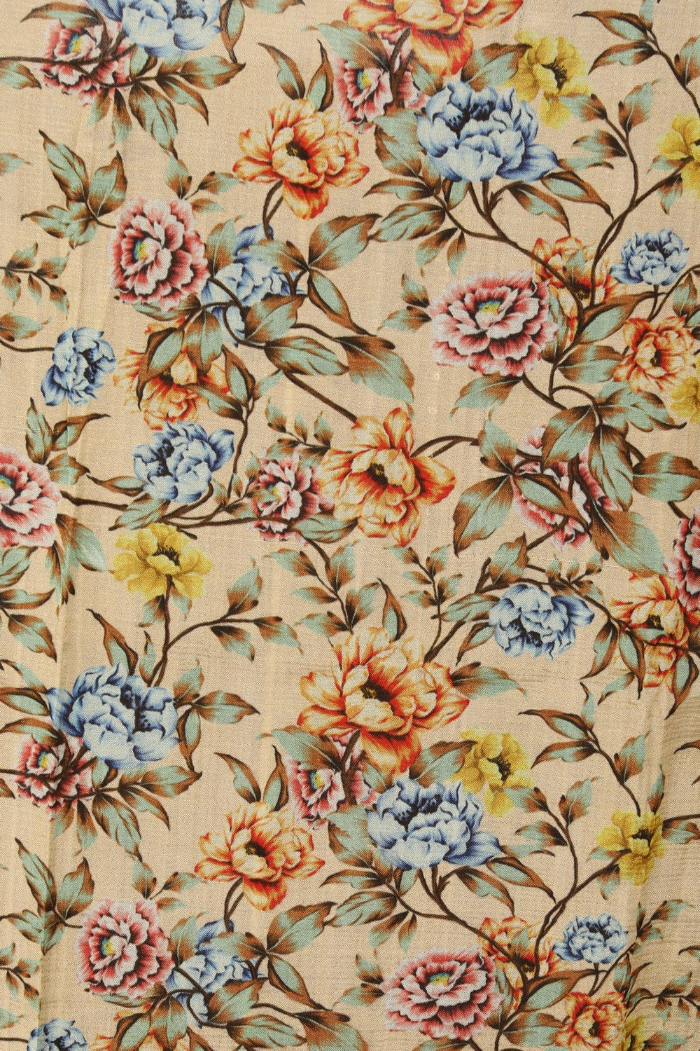 Image of Mangalgiri Silk Floral Printed Saree