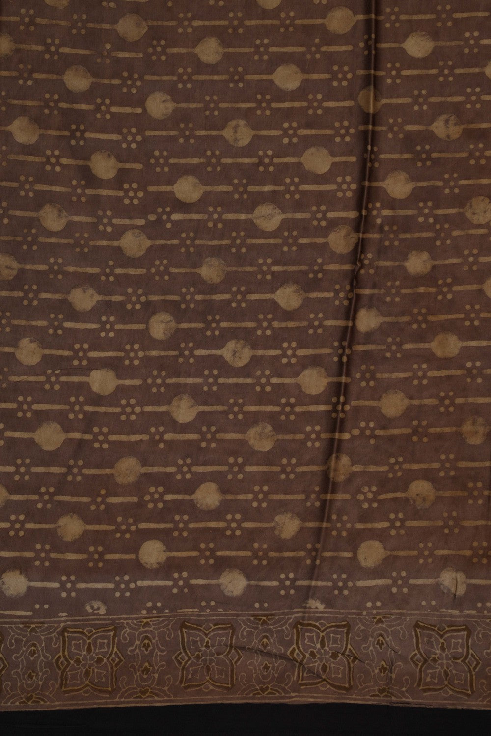 Image of Bagru Block Printed Saree