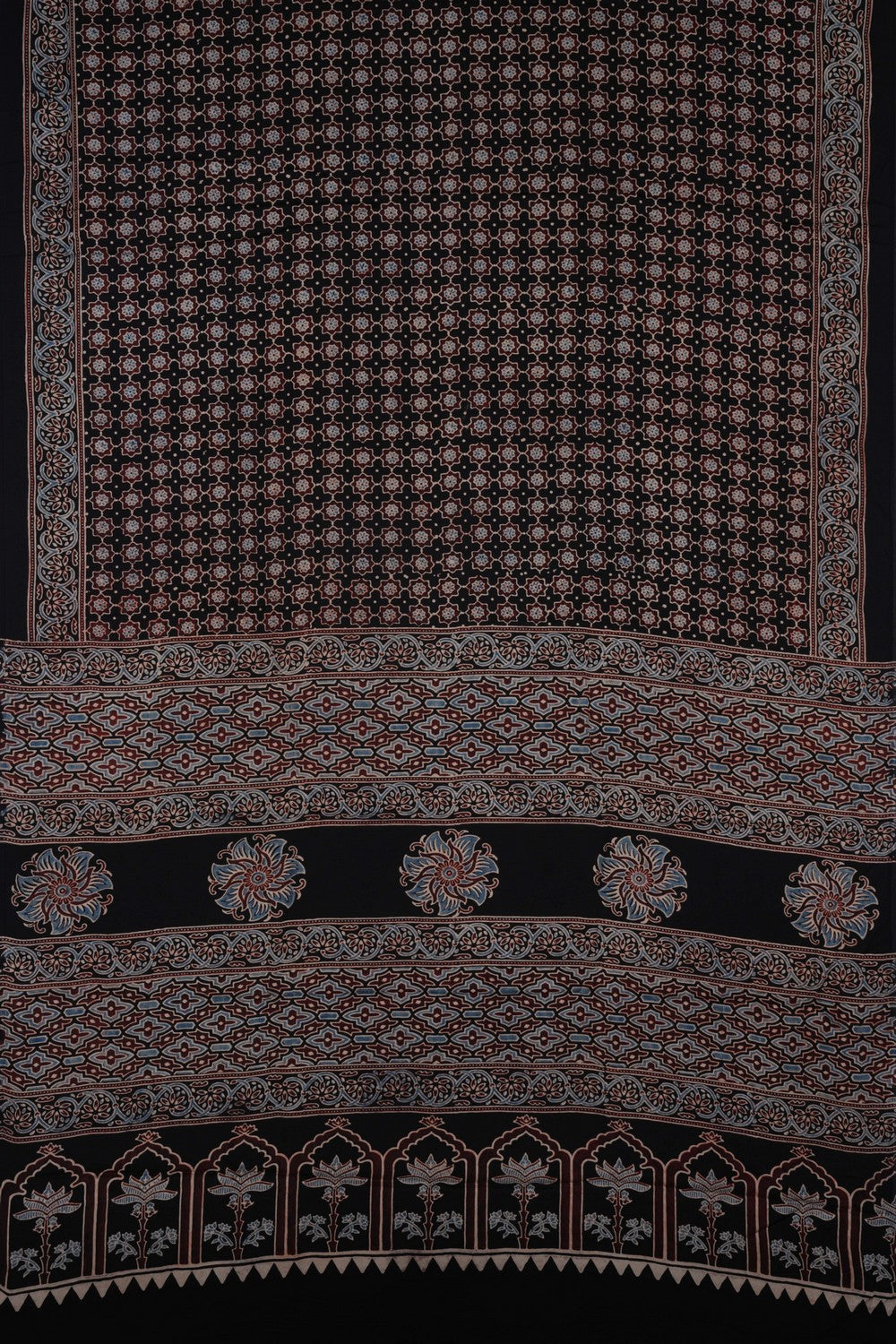 Image of Bagru Block Printed Saree