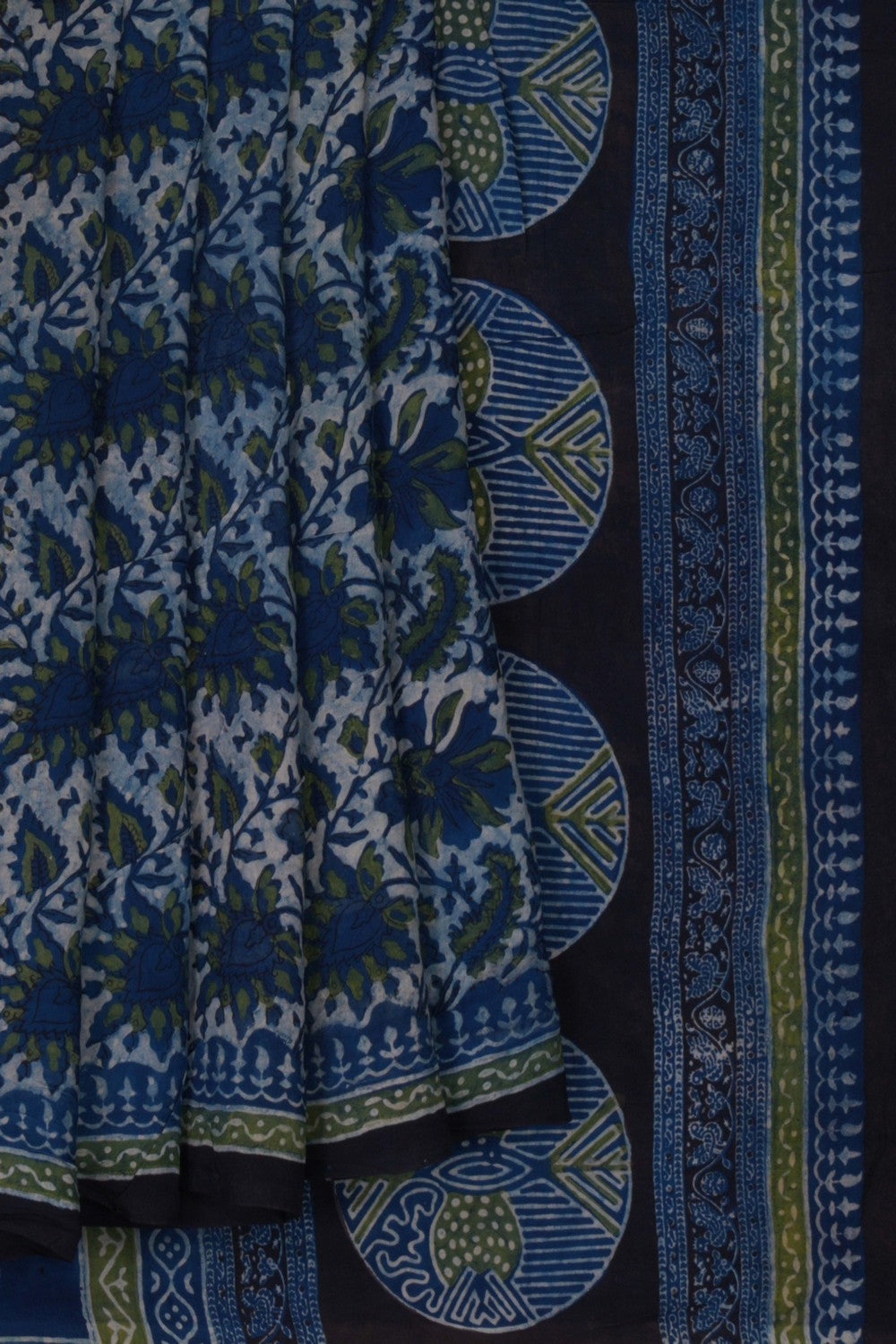 Bagru Block Printed Saree