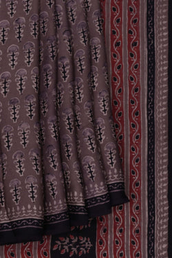 Image of Bagru Block Printed Saree
