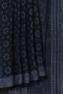 Image of Bagru Block Printed Saree