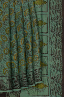 Image of Bagru Block Printed Saree