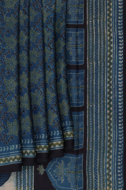 Image of Bagru Block Printed Saree