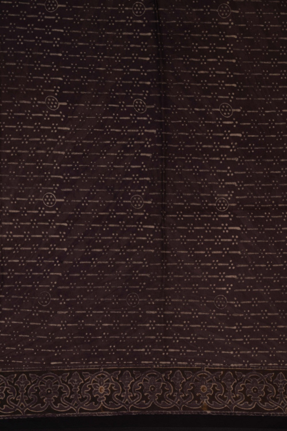 Image of Bagru Block Printed Saree