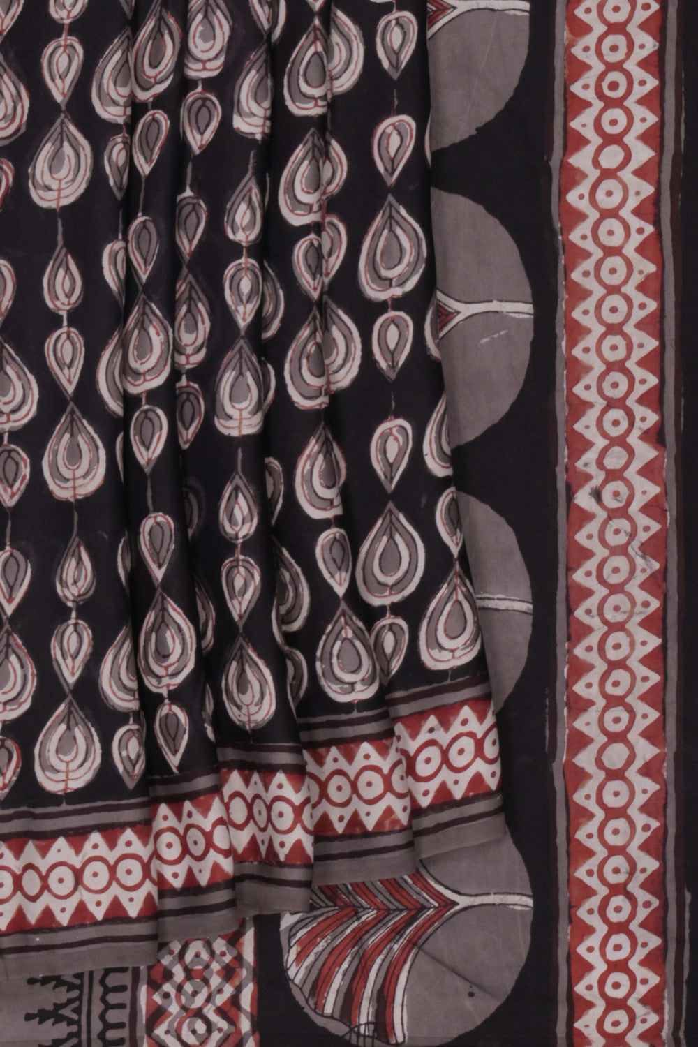 Image of Bagru Block Printed Saree