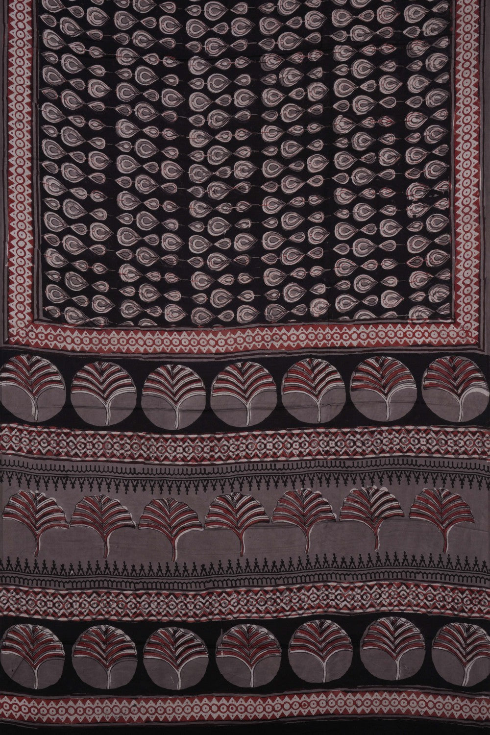 Image of Bagru Block Printed Saree