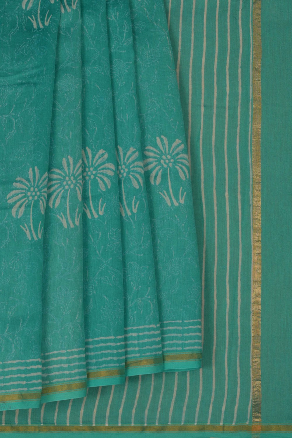 Image of A Printed Chanderi Saree