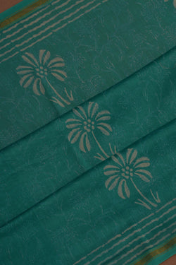 Image of A Printed Chanderi Saree