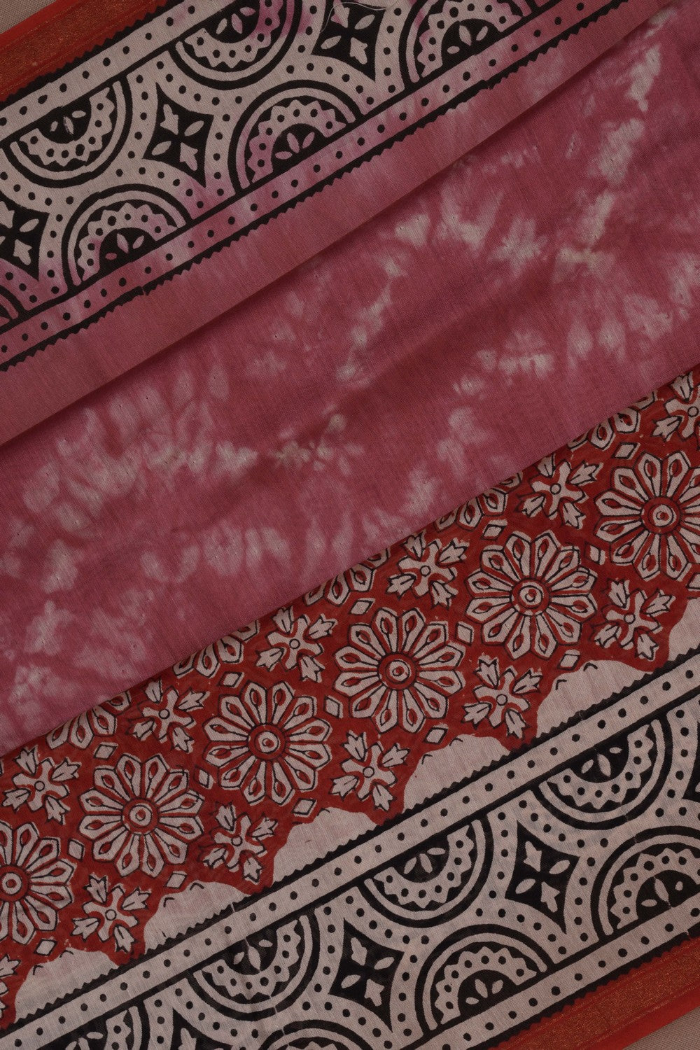 Image of A Printed Chanderi Saree