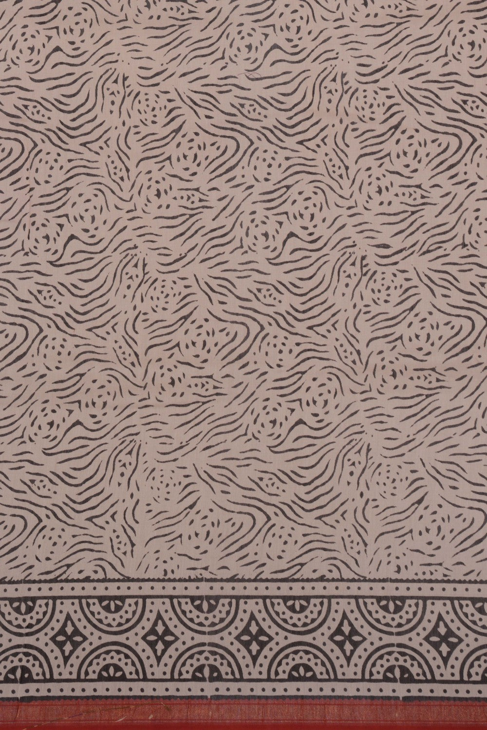 A Printed Chanderi Saree