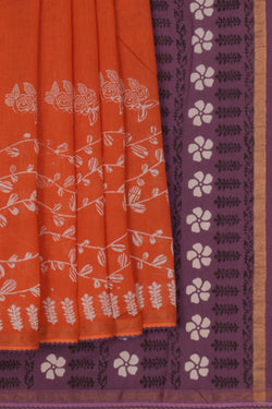 Image of A Printed Chanderi Saree