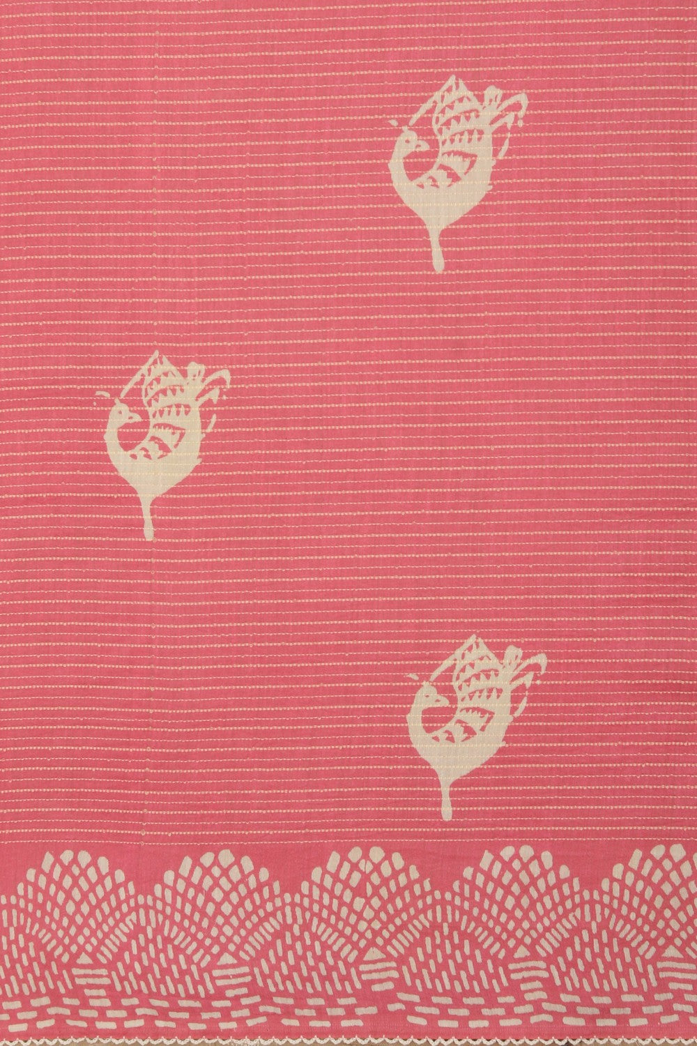 Image of Cotton Silk Pink Saree