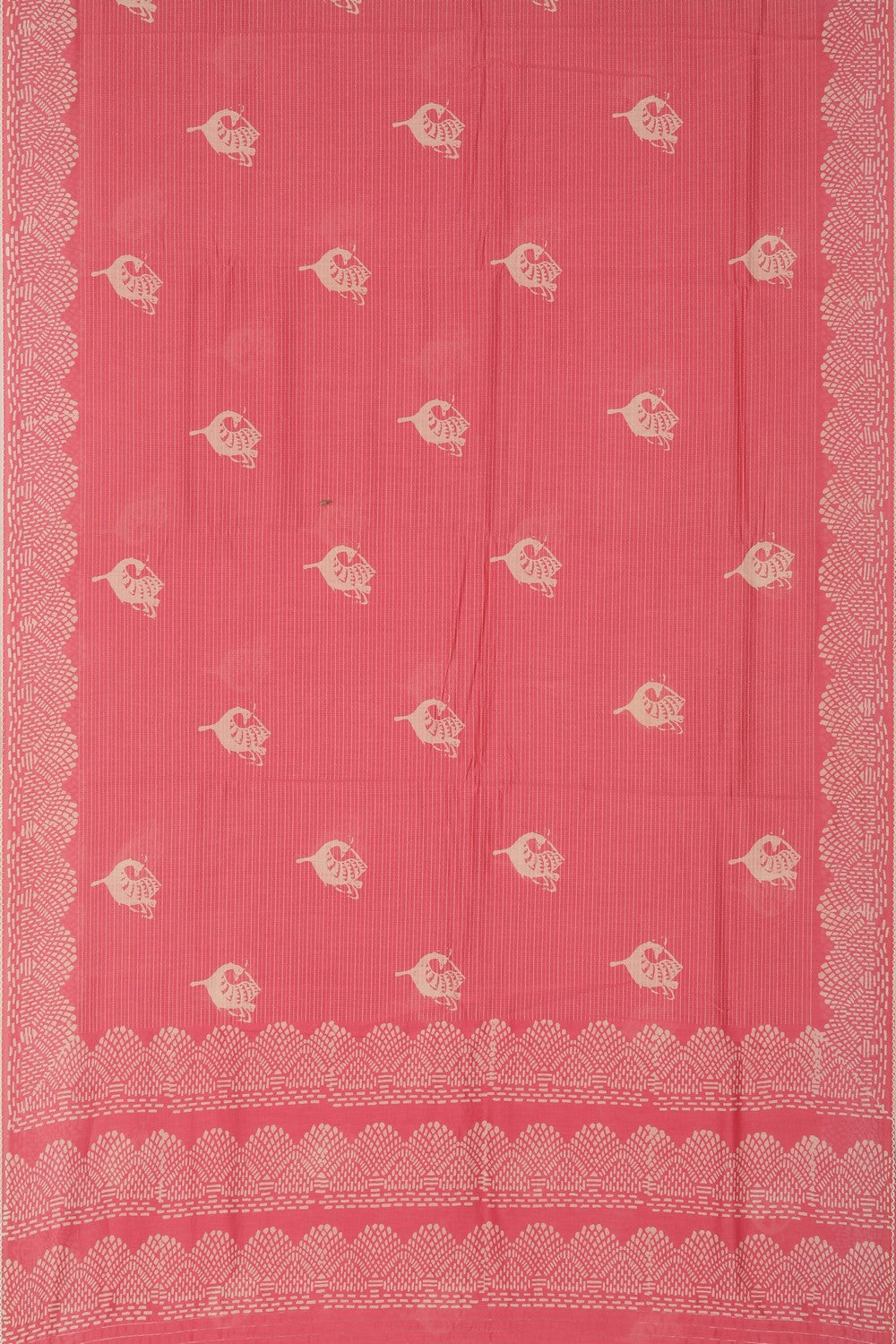 Cotton Silk Pink Saree