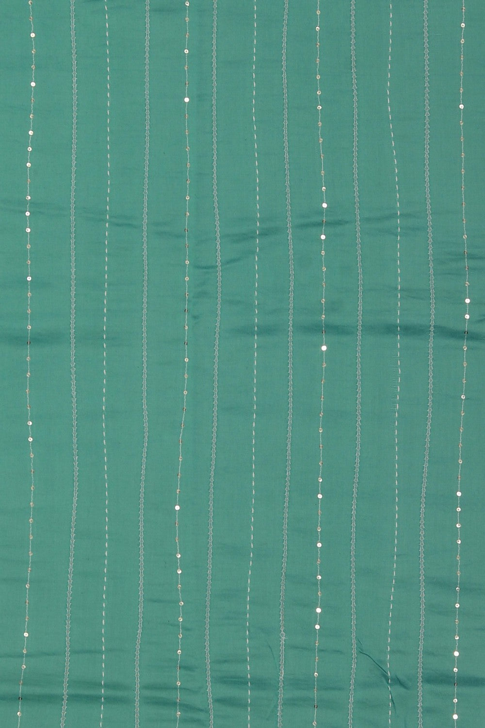 Image of Cotton Silk Sea Green Saree