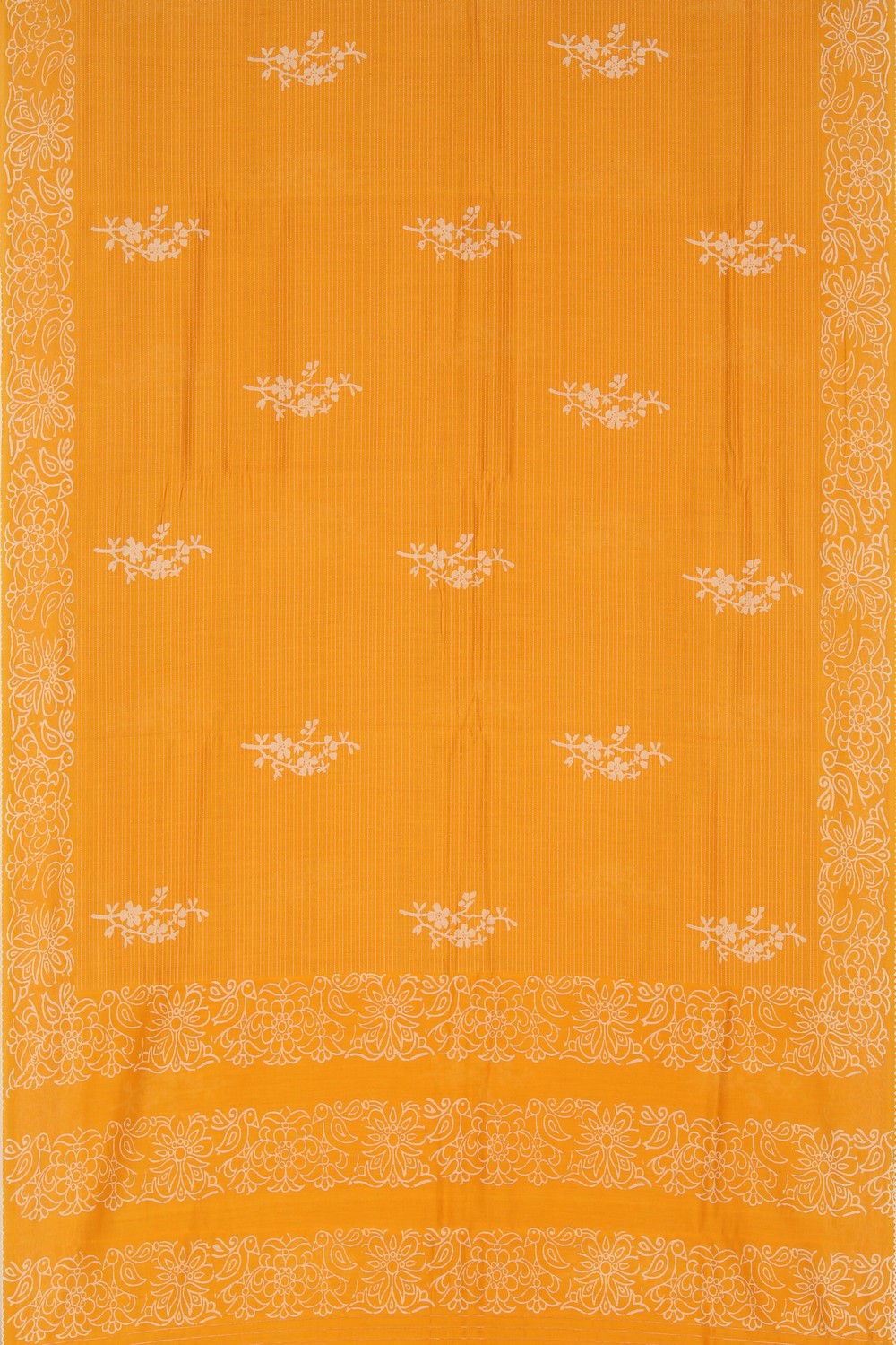 Cotton Silk Mustard Saree