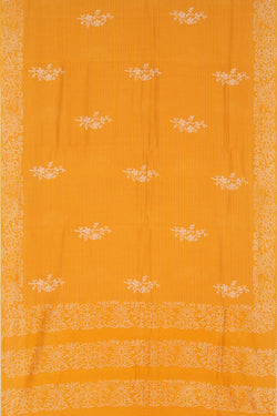 Image of Cotton Silk Mustard Saree