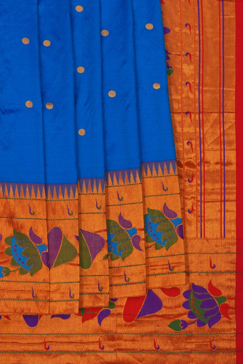 Image of Paithani Blue Saree