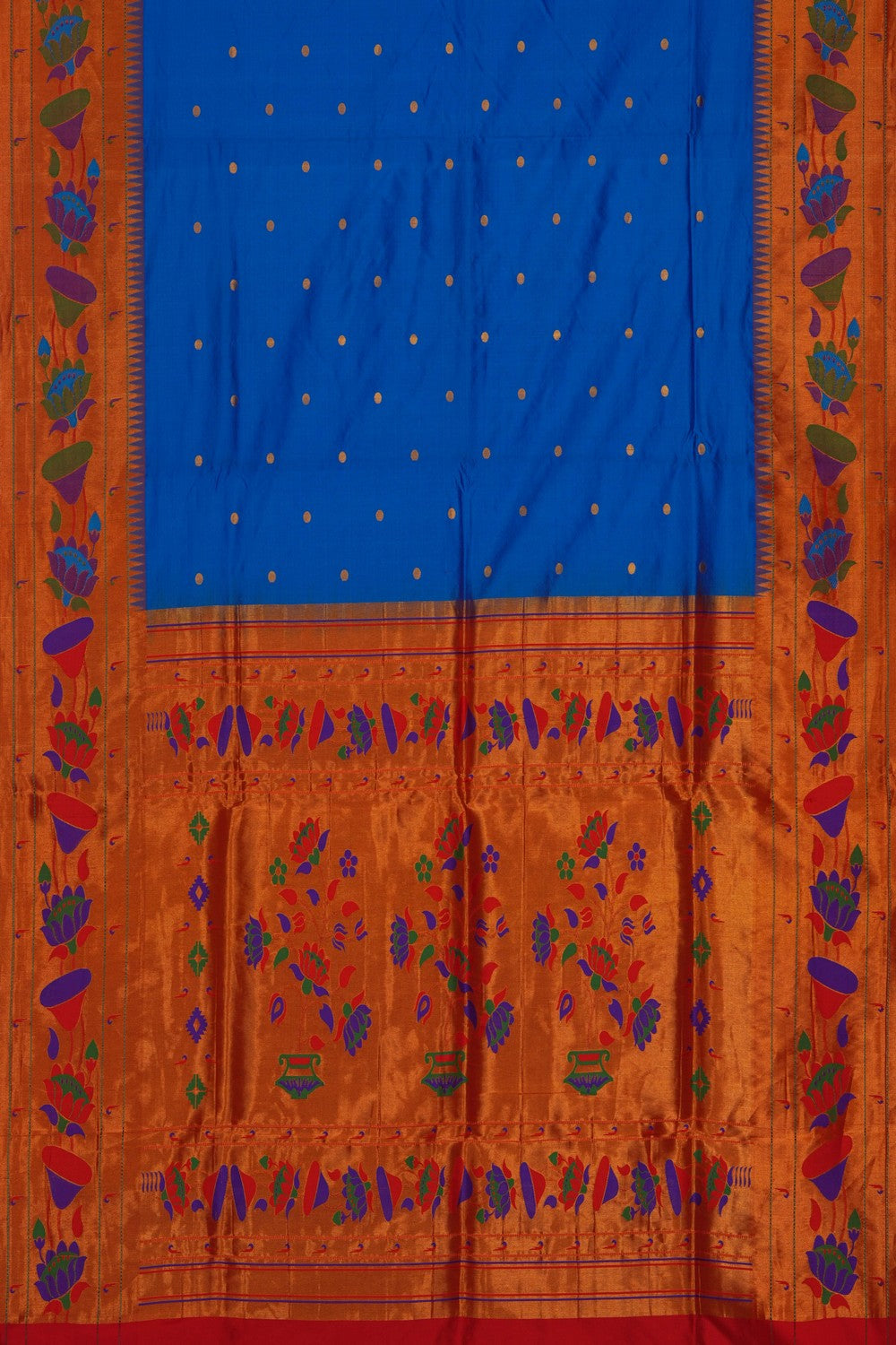 Image of Paithani Blue Saree