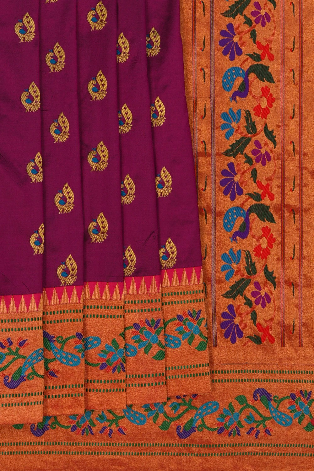 Image of Paithani Violet Saree