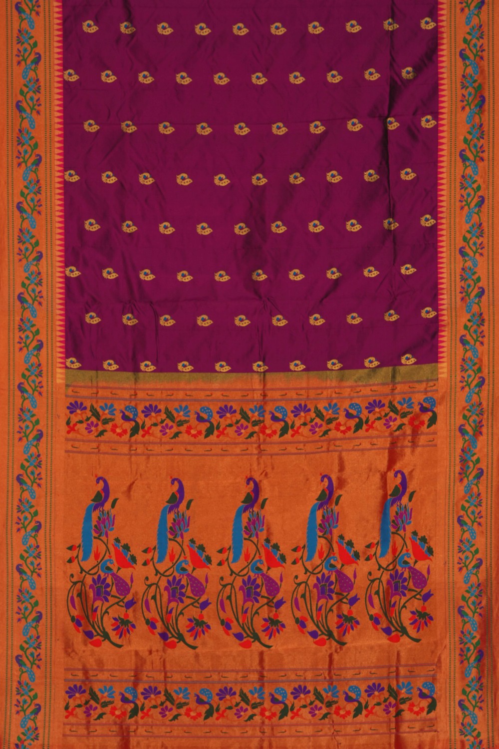 Image of Paithani Violet Saree