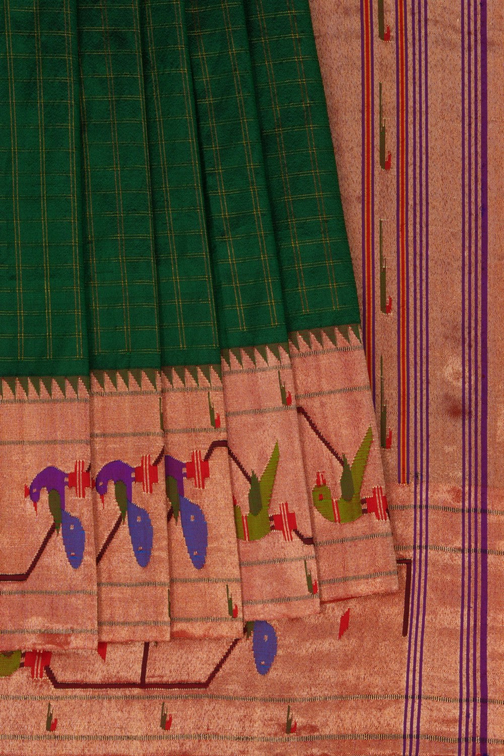 Image of Paithani Green Saree