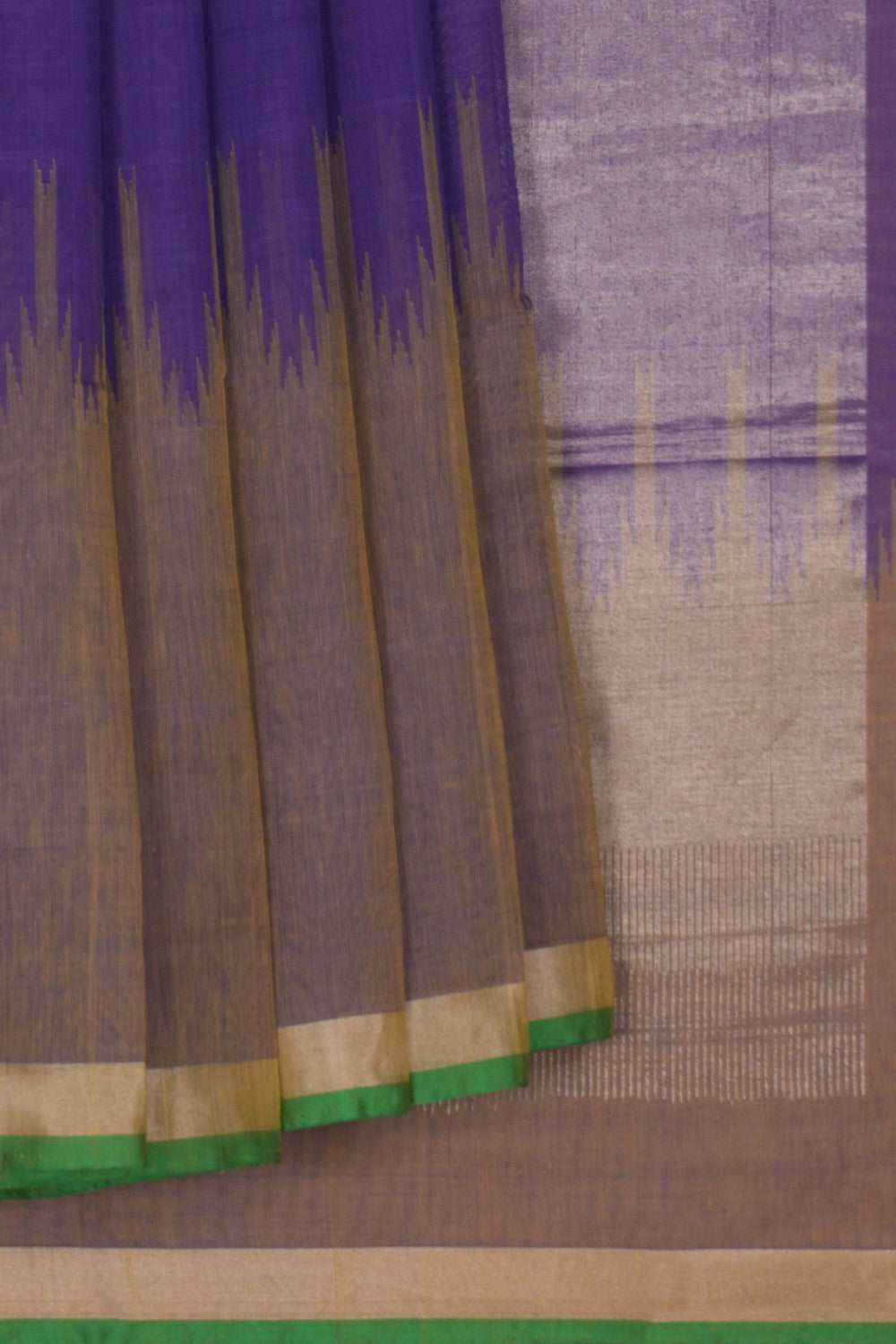 Image of Uppada cotton saree with Jamdani weaving