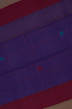 Image of Uppada cotton saree with Jamdani weaving