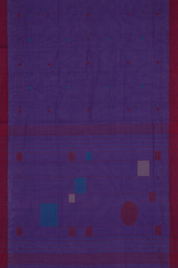 Image of Uppada cotton saree with Jamdani weaving