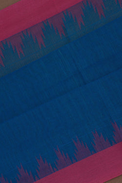 Image of Uppada cotton saree with Jamdani weaving