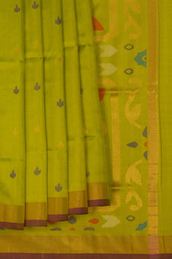Image of Uppada Green Saree