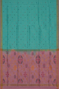 Image of Uppada Sea Green Saree