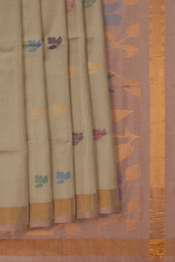 Image of Uppada Sea Green Saree