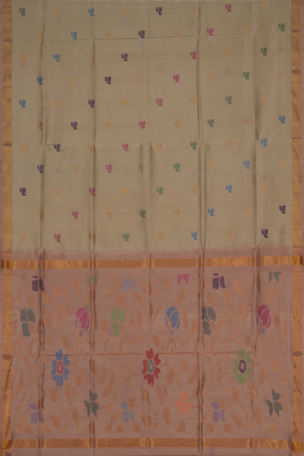 Uppada Sea Green Saree