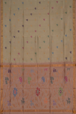 Image of Uppada Sea Green Saree