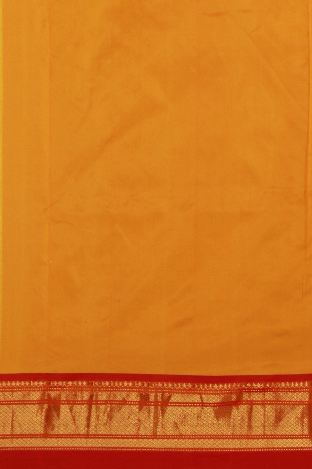 Image of Paithani Silk Yellow Saree