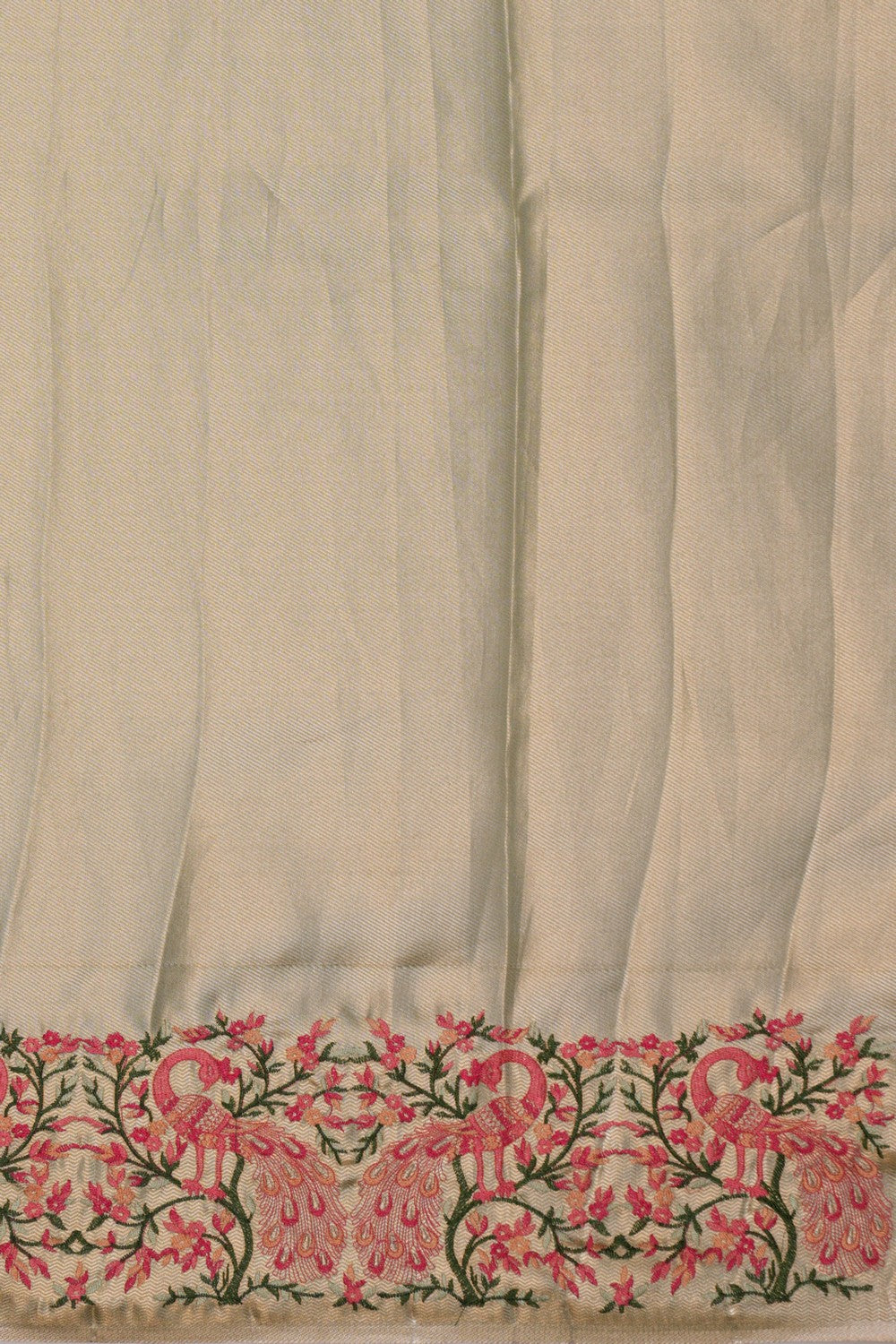 Image of A Beautiful Self Brocade Embroidery Saree