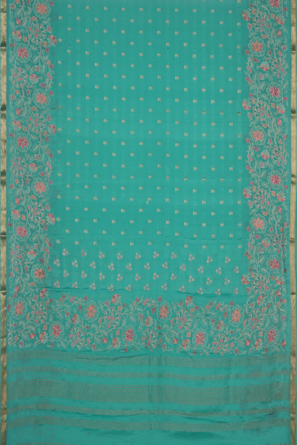 Crepe Embroidery Saree