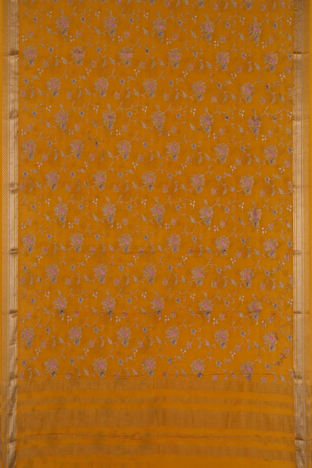 Crepe Embroidery Saree