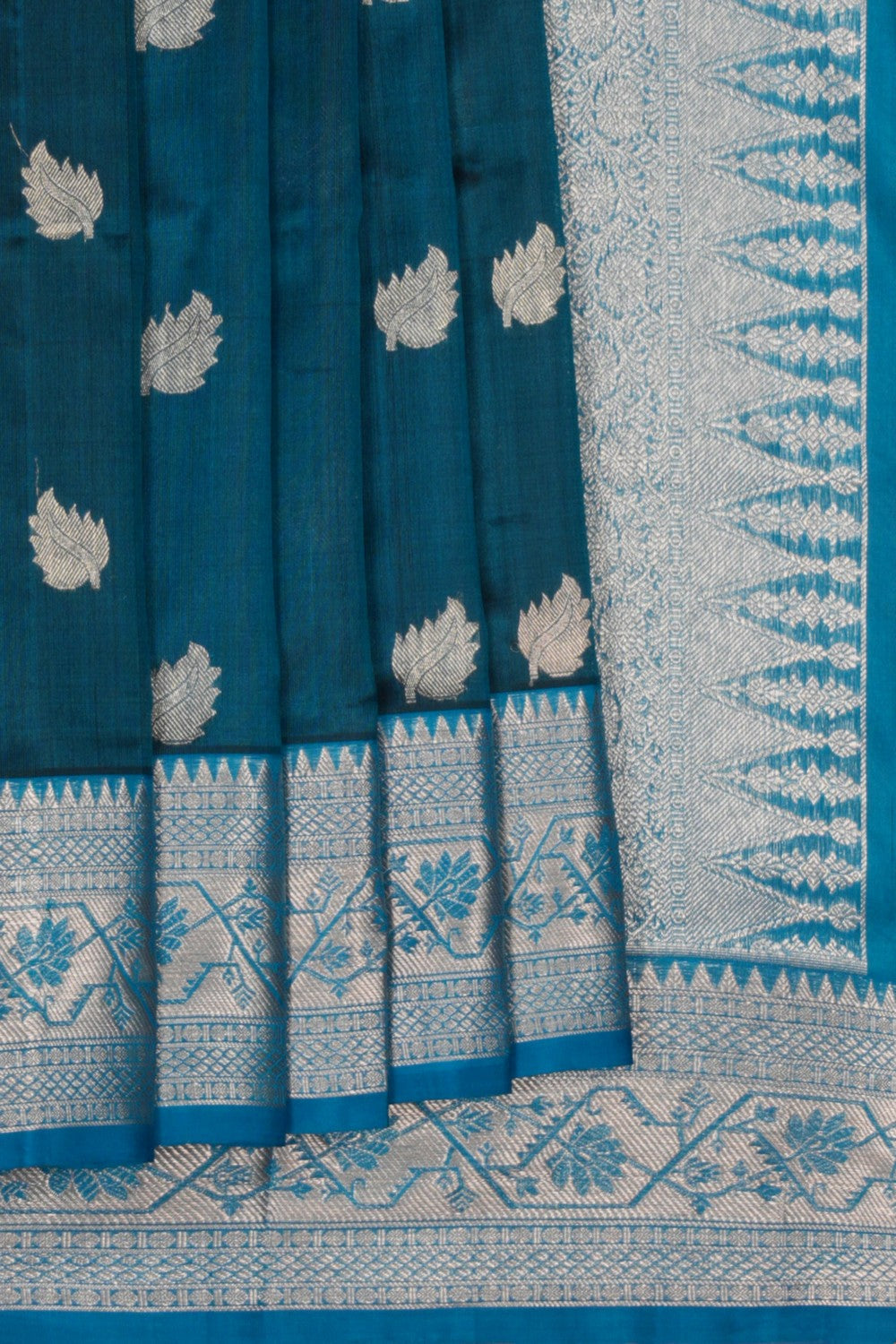 Venkatagiri Silk Blue Saree